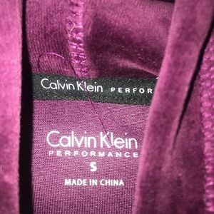 Calvin Klein cropped hoodie.
